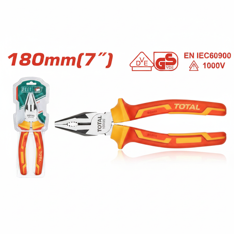 THTIP2171 1000V VDE Insulated Combination Pliers 7 inch 180mm for Electricians in Karachi