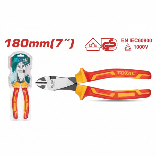Insulated Heavy Duty Diagonal Cutting Pliers 7 inch 180mm 1000V Rated - Buy in Karachi Pakistan
