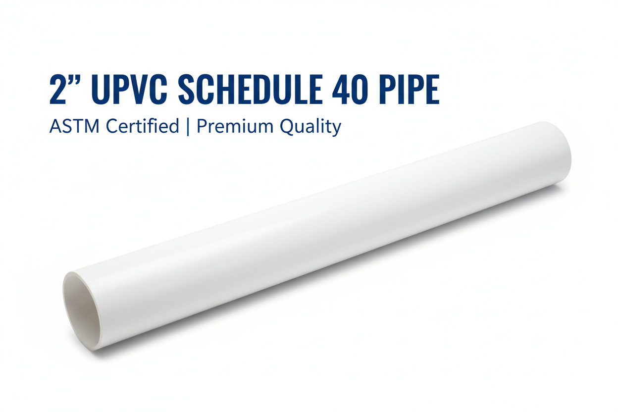 2" UPVC Schedule 40 Pipe Banner