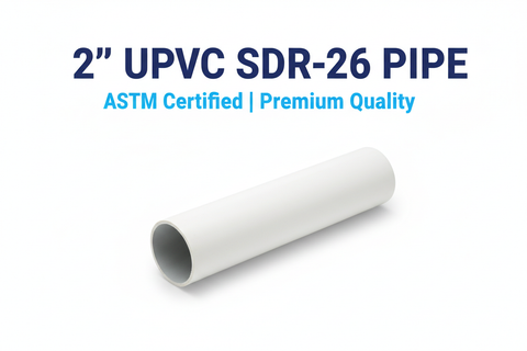 2" UPVC SDR-26 Pipe Banner