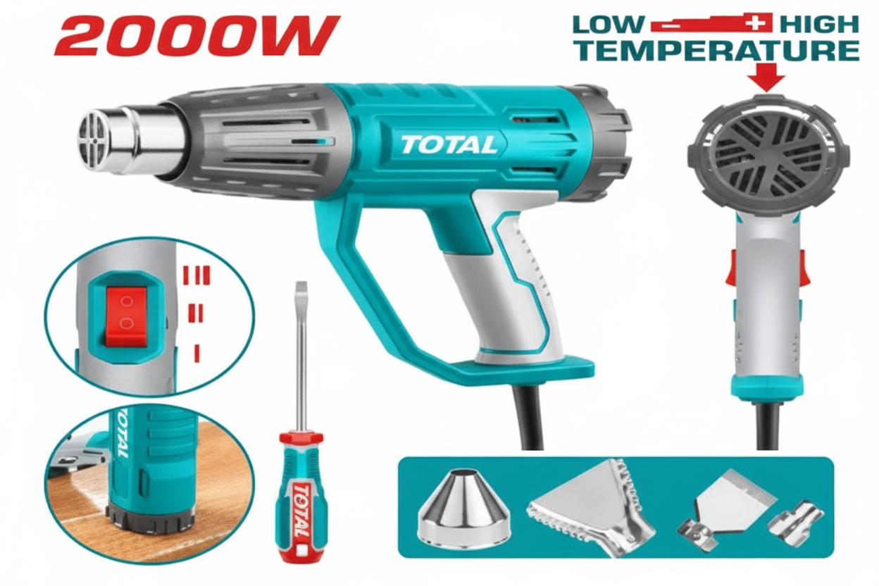 TB20045 2000W Industrial Heat Gun available in Karachi – buy online at Offers Wala with Karachi-wide delivery