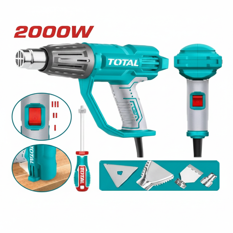 2000W Heat Gun TB20078 – Professional Grade Tool for Paint Stripping, PVC Bending & Shrink Tubing | Buy Online in Karachi