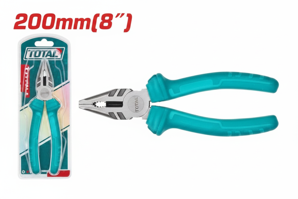 THT110812 Combination Pliers 8 Inch 200mm Anti-Rust Heavy Duty Hand Tool Karachi