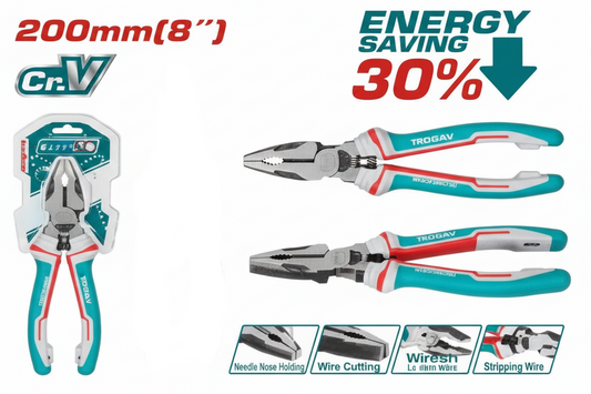 High Leverage Combination Pliers 8 inch Cr-V Steel THT210806S – Buy in Karachi