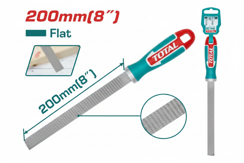 TOTAL 200mm Flat File for Metal Smoothing & Filing - Buy in Karachi Pakistan