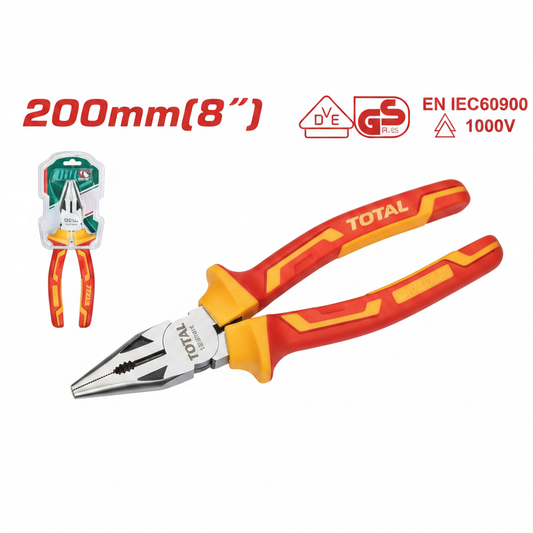 1000V Insulated Combination Pliers 8 inch 200mm – Professional Electrician Tool Karachi Pakistan