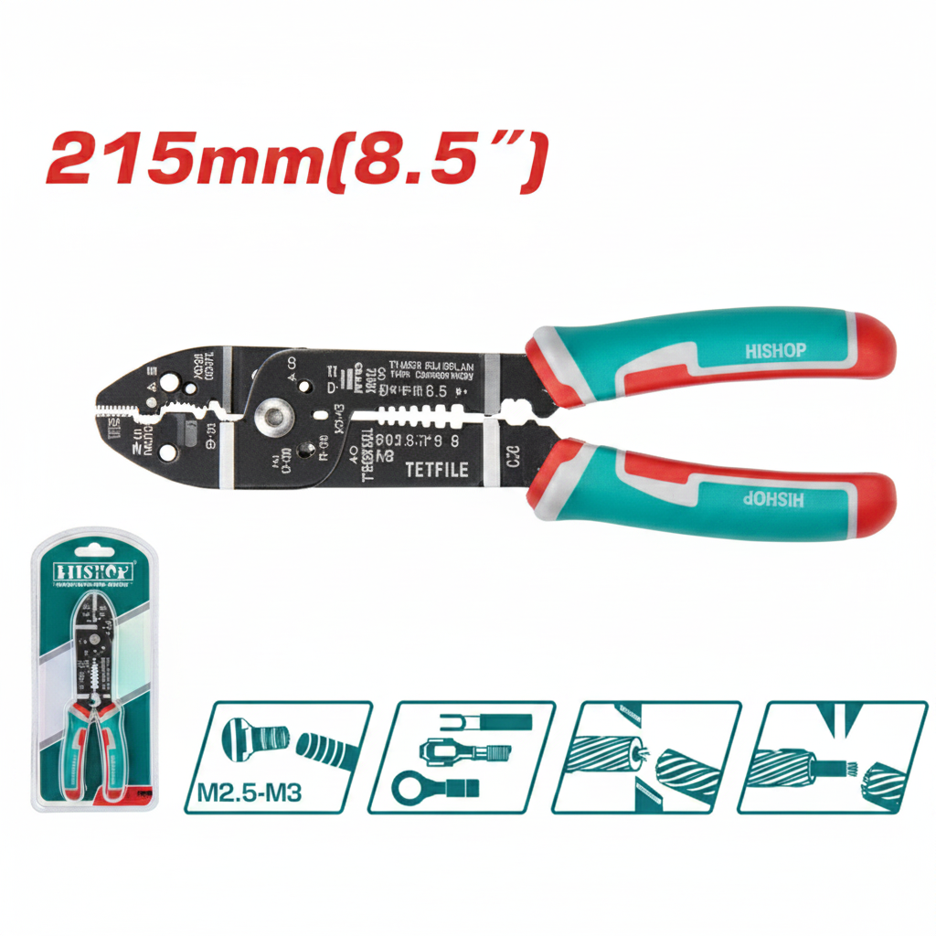 TOTAL THT15851 Wire Stripper 215mm 7-in-1 Multi-Function Pliers – Buy in Karachi
