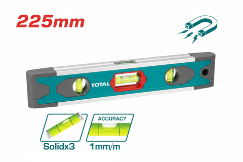 Mini Spirit Level TMT2235 – 225mm magnetic precision leveling tool, buy online in Karachi with fast delivery