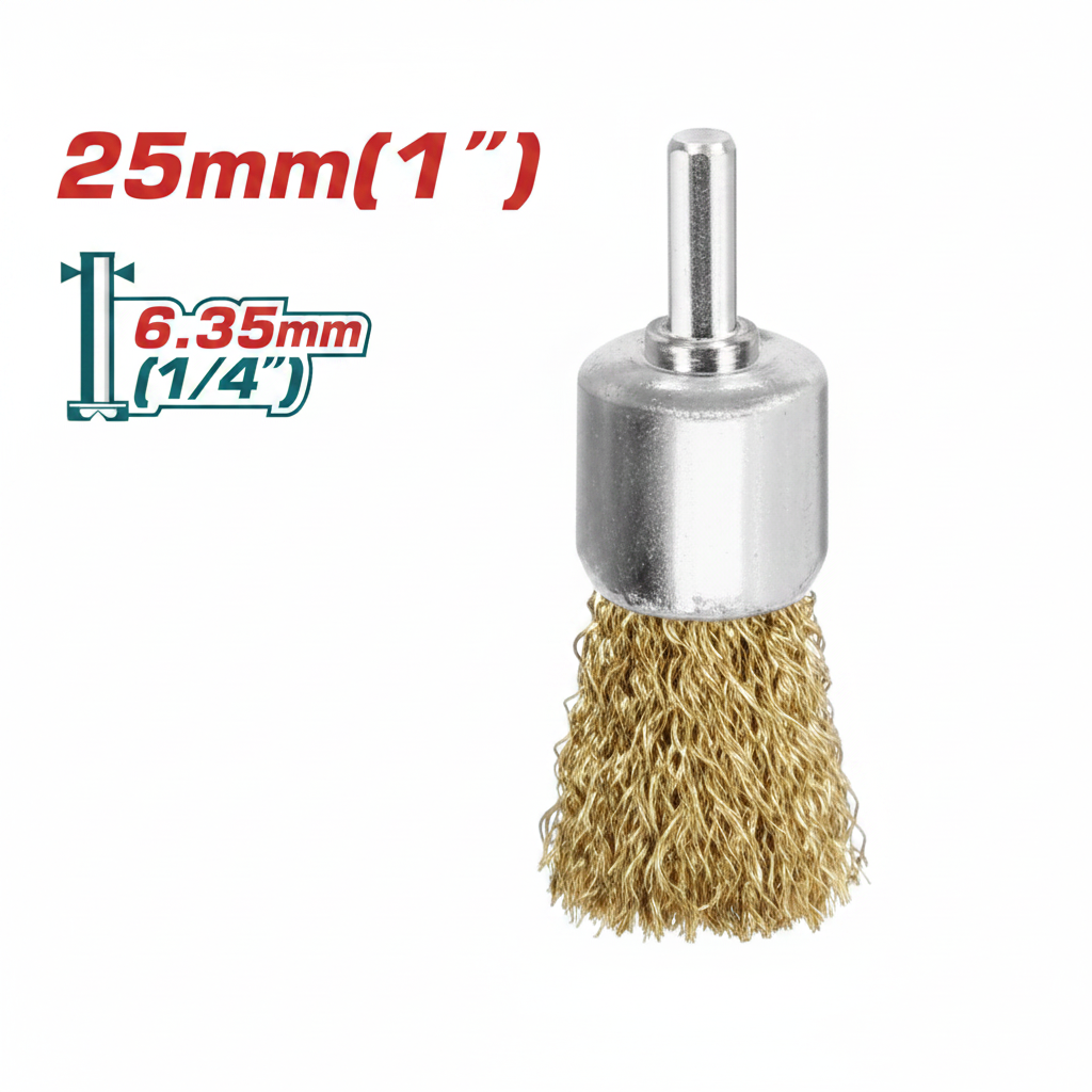 Pencil Wire Brush TAC37011 25mm Deburring Descaling Rotary Brush – Available in Karachi
