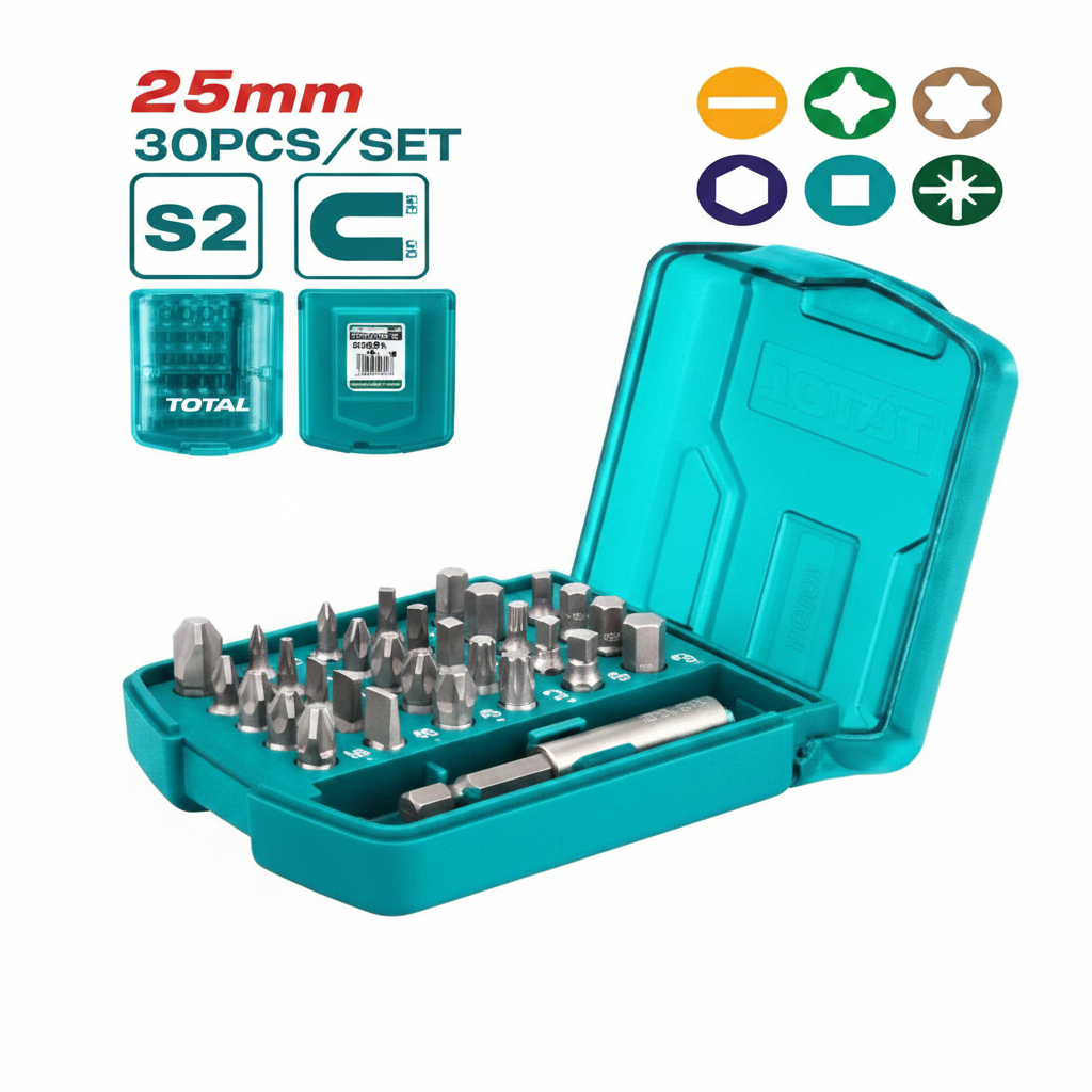 30Pcs Professional Screwdriver Bits Set 25mm - Workshop Tool Kit in Karachi Pakistan