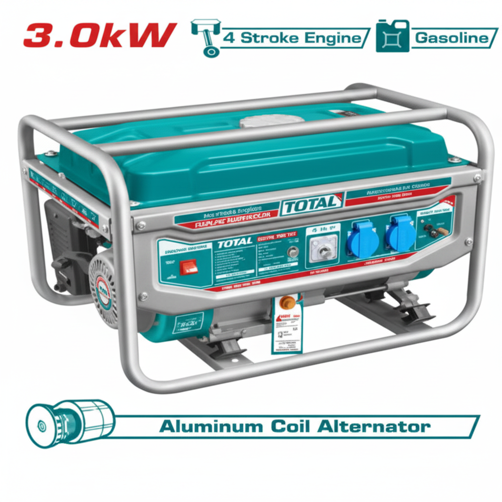 TP130005 3.0kW Portable Gasoline Generator – Buy in Karachi Pakistan