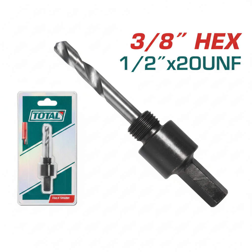 Arbor for Hole Saw Hex Shank 3/8 inch 14mm to 30mm – Buy Online in Karachi | Power Tool Accessories Pakistan