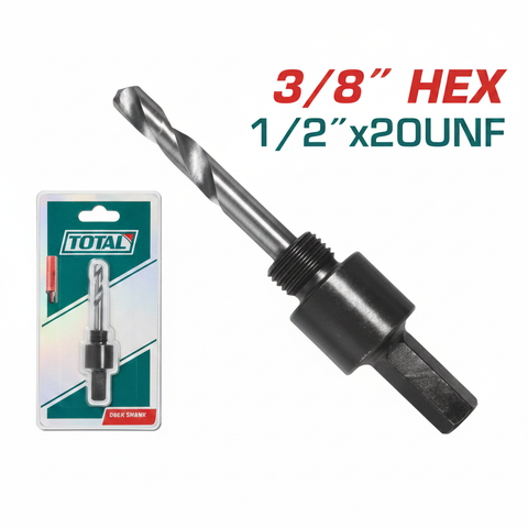 Arbor for Hole Saw Hex Shank 3/8 inch 14mm to 30mm – Buy Online in Karachi | Power Tool Accessories Pakistan