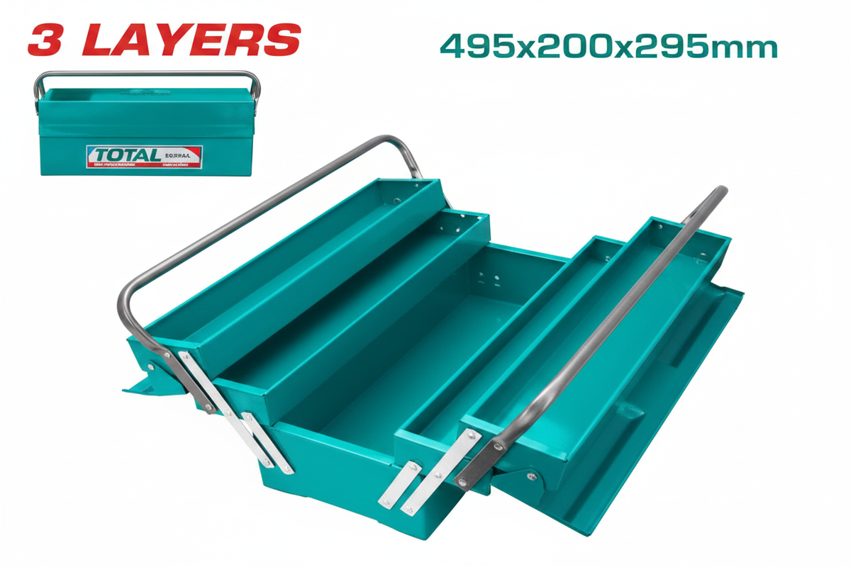 Tool Box THT10701 – 3-Layer Heavy Duty Steel Storage Box | Buy in Karachi