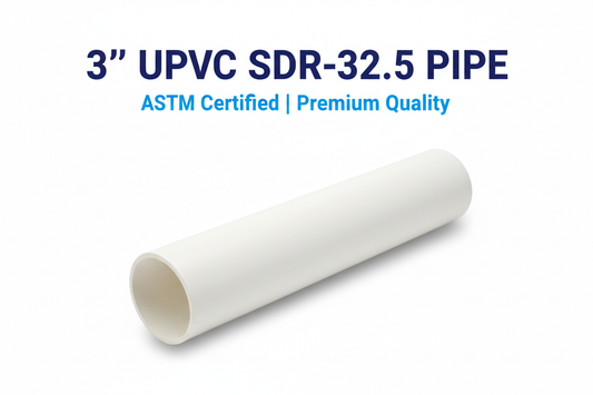 3" UPVC SDR-32.5 Pipe Banner