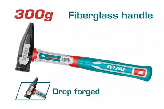 Machinist Hammer 300g Drop Forged Steel Fiberglass Handle – Buy in Karachi Pakistan