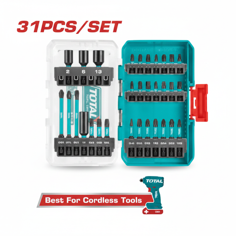 31 Pcs Impact Screwdriver Bits Set – Best Price in Karachi | TACSDL11306