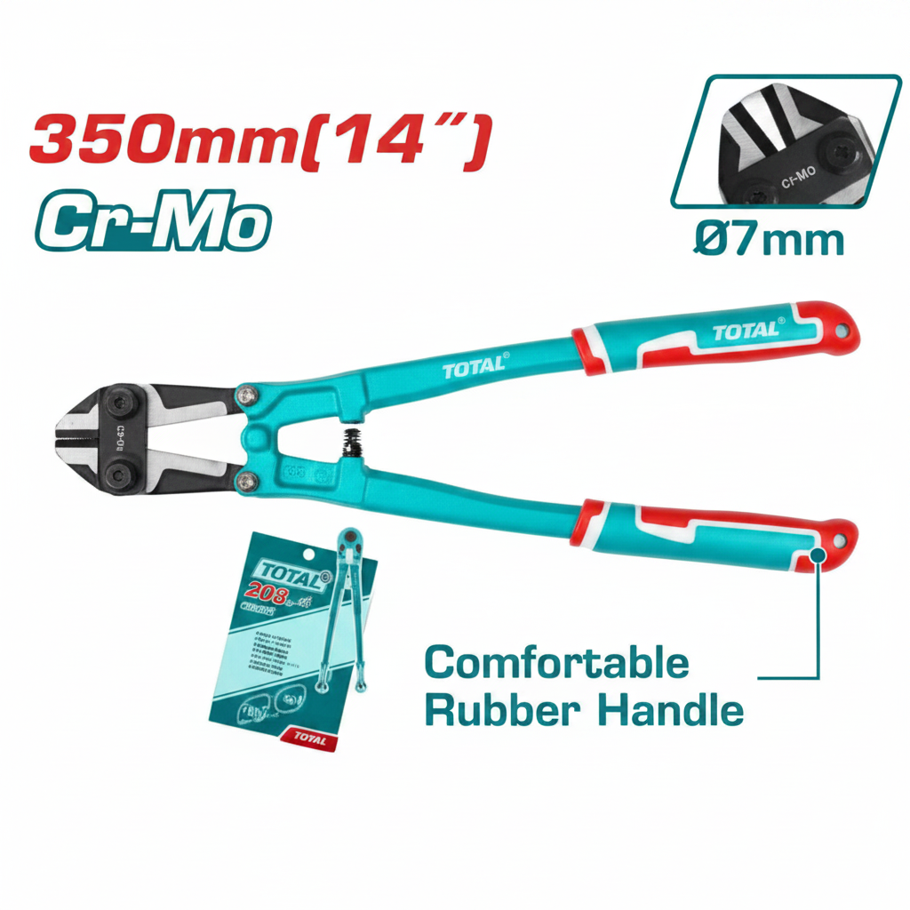 THT113146 14 Inch Heavy Duty Bolt Cutter Cr-V Blade Black Finish | Buy in Karachi