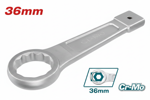 Ring Slogging Wrench 36mm CrMo THT104036 – Heavy-Duty Striking Wrench in Karachi
