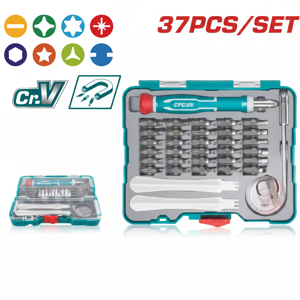 32Pcs Precision Screwdriver Set TACSD30326 – Torx Phillips Pentalobe Hex Bits – Buy in Karachi