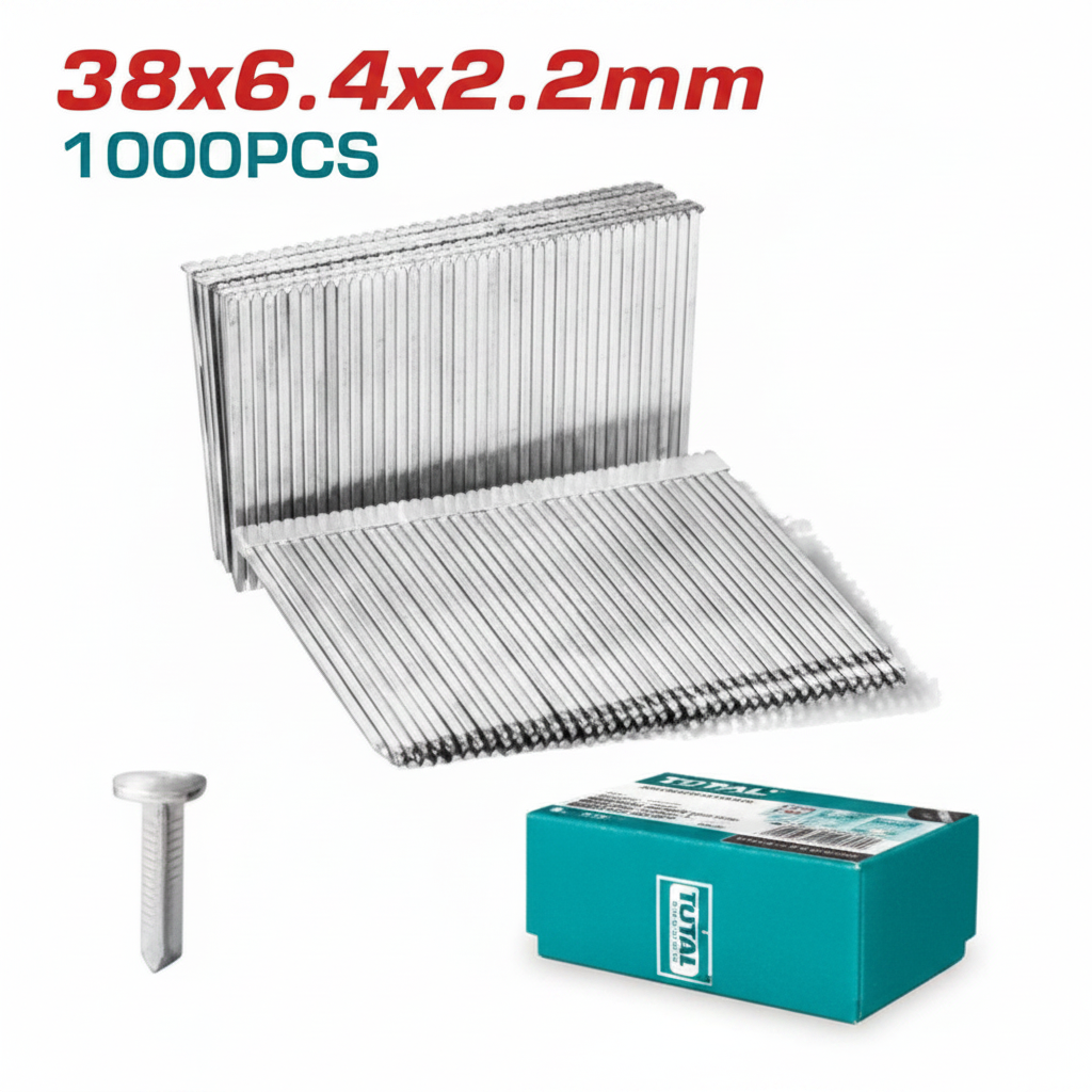 38mm Heavy-Duty Concrete Brad Nails 1000pcs – Construction Nails Available in Karachi