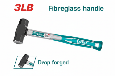 3LB Fiberglass Handle Sledge Hammer THT79036 – Buy Online in Karachi Pakistan | Durable Construction Tool at Best Price | Offers Wala
