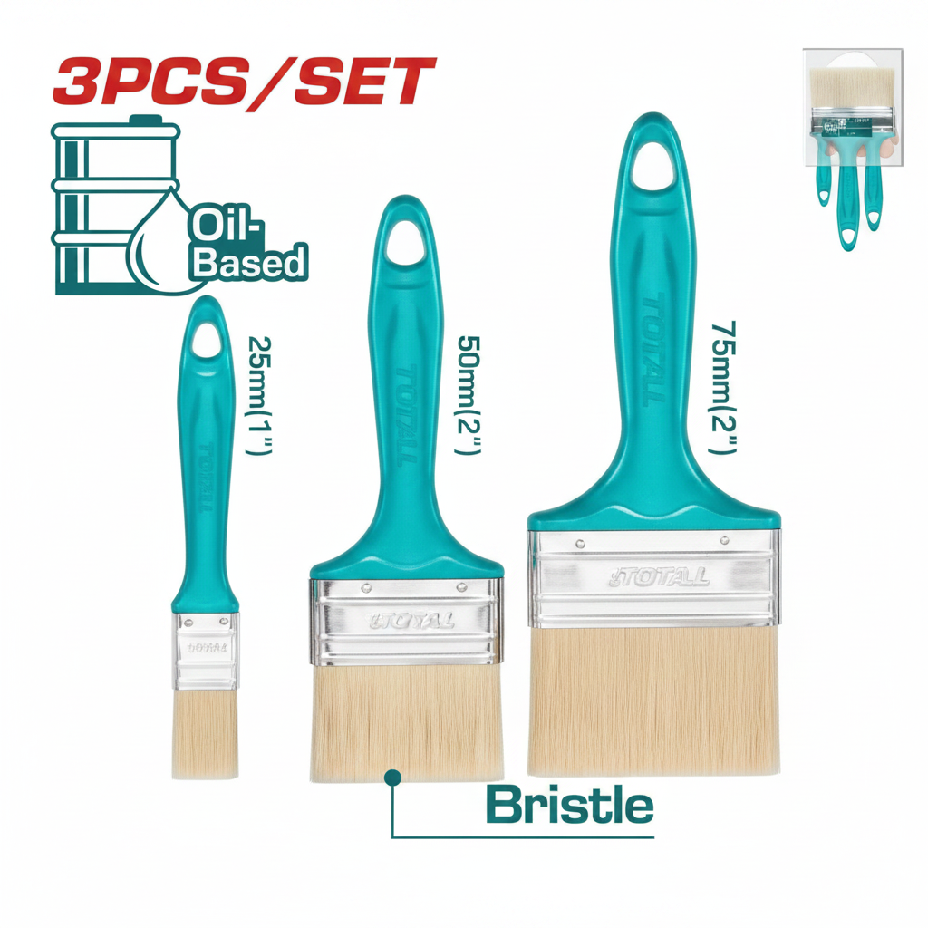 3PCS Paint Brush Set