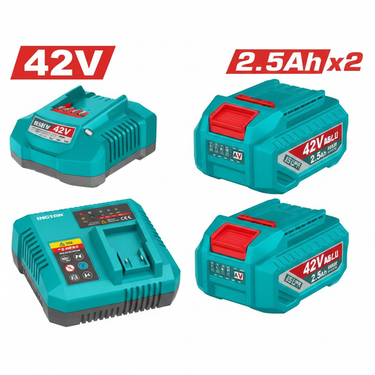 Total 42V Lithium-Ion Battery & Charger Combo Kit TFBCPM25221 – Buy Online in Karachi | Best Price in Pakistan