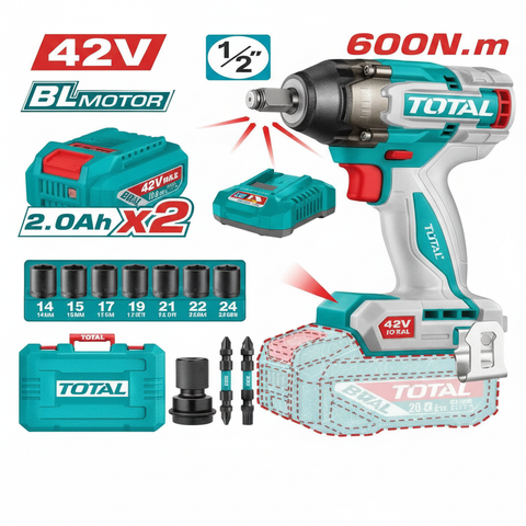 Brushless Impact Wrench 1/2 Inch 42V 750Nm – Buy Online in Karachi | Best Price in Pakistan | Offers Wala