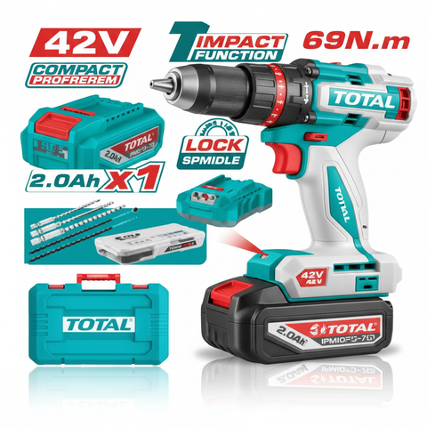 Brushless Cordless Impact Drill 42V TIDLI426981 – Buy Online at Best Price in Karachi Pakistan