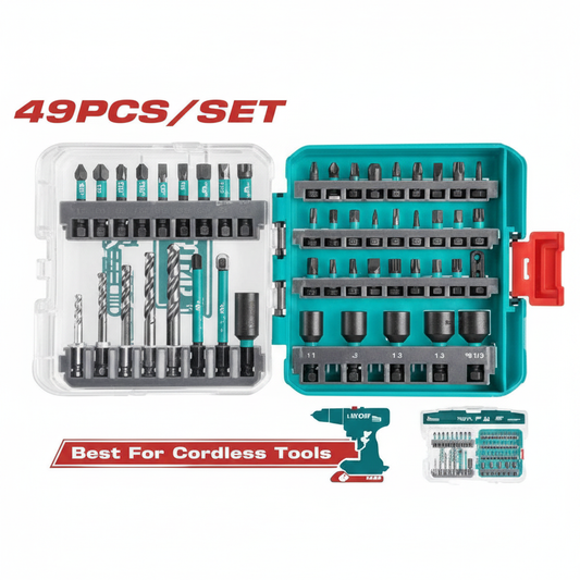 49-Piece Impact Screwdriver Bits Set TACSDL24906 – Buy Power Tool Accessories in Karachi