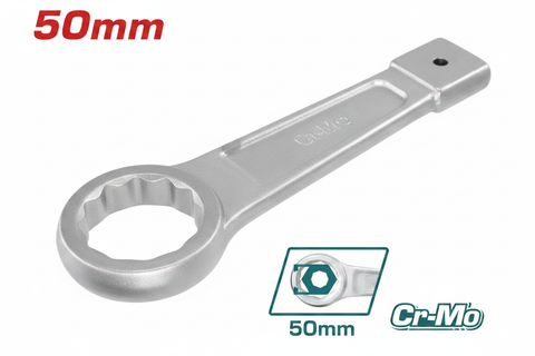 Ring Slogging Wrench 50mm CrMo THT104050 – Heavy Duty Industrial Wrench available in Karachi
