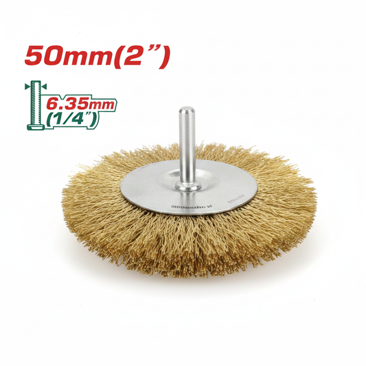 TAC34021 Circular Grinding Wire Brush 50mm 1/4 Inch Shank – Buy in Karachi | Offers Wala