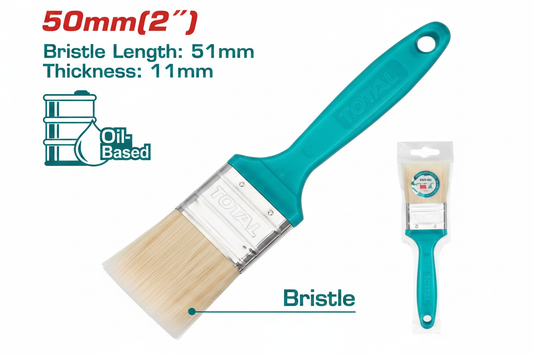 8Pcs Oil-Based Paint Brush Set THT846026 – 2 inch, 51mm Bristle, 11mm Thick, Teal Plastic Handle – Buy in Karachi
