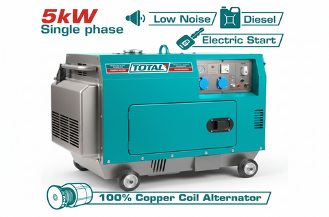 Silent diesel generator 5kW for sale in Karachi – portable power backup generator available at Offers Wala