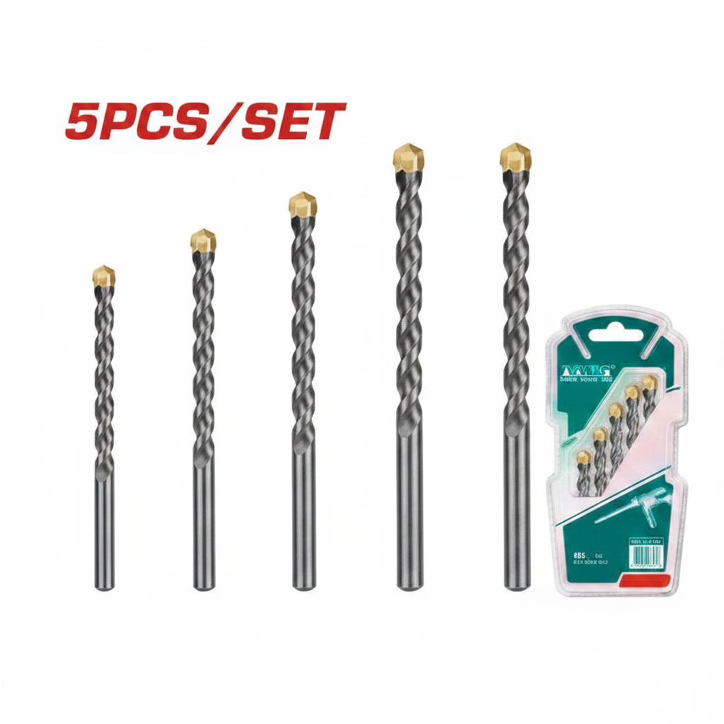 5PCS Masonry Drill Bits Set TACSD5055 – Buy in Karachi | Offerswala