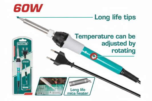 60W Electric Soldering Iron TET160831 – Buy Online in Karachi | Adjustable Temperature, Ceramic Heating Element | Offers Wala
