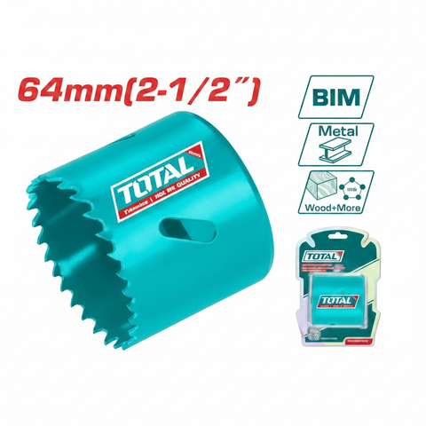 64mm Bi-Metal HSS Hole Saw TAC410641 – Professional Wood & Metal Cutting Tool | Buy Online in Karachi | Offers Wala