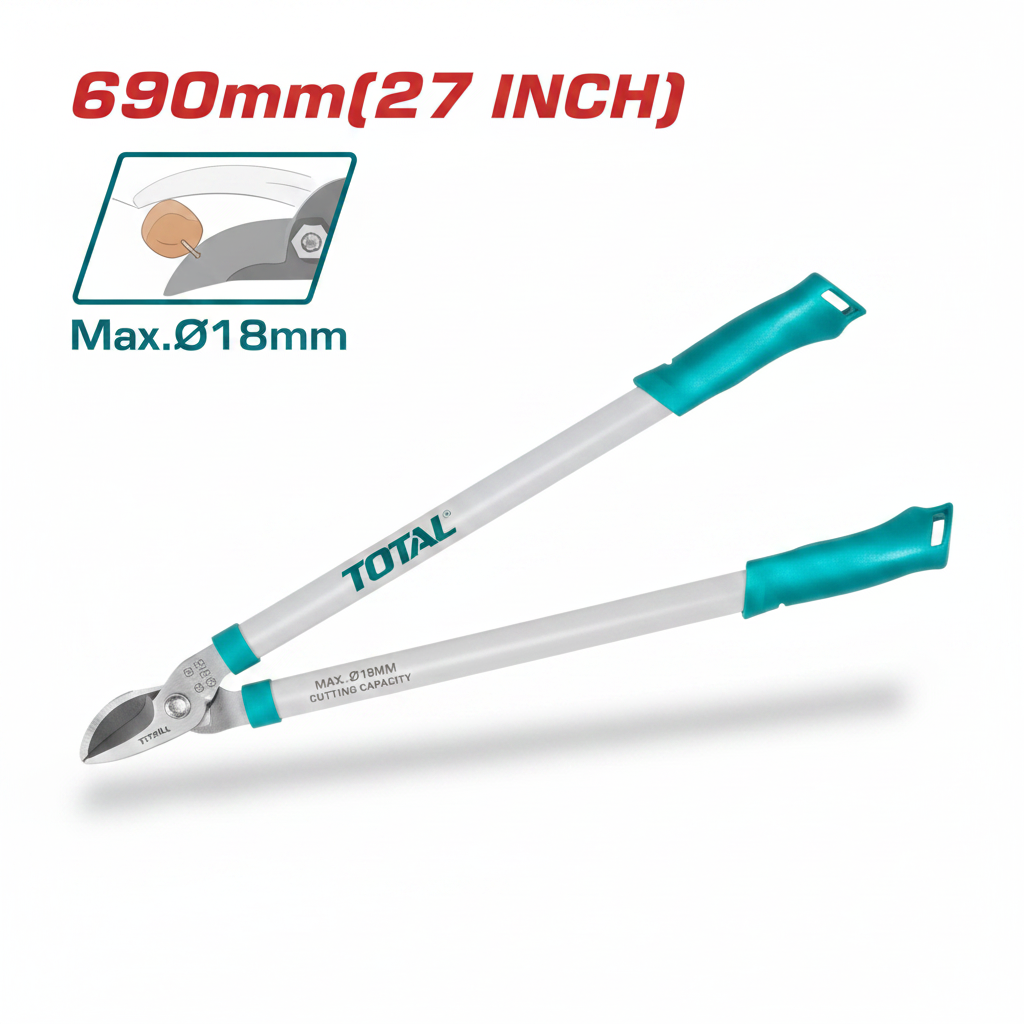 Total THT1527201 Heavy Duty 27 Inch 690mm Carbon Steel Pruning Lopper with 18mm Cutting Capacity in Karachi