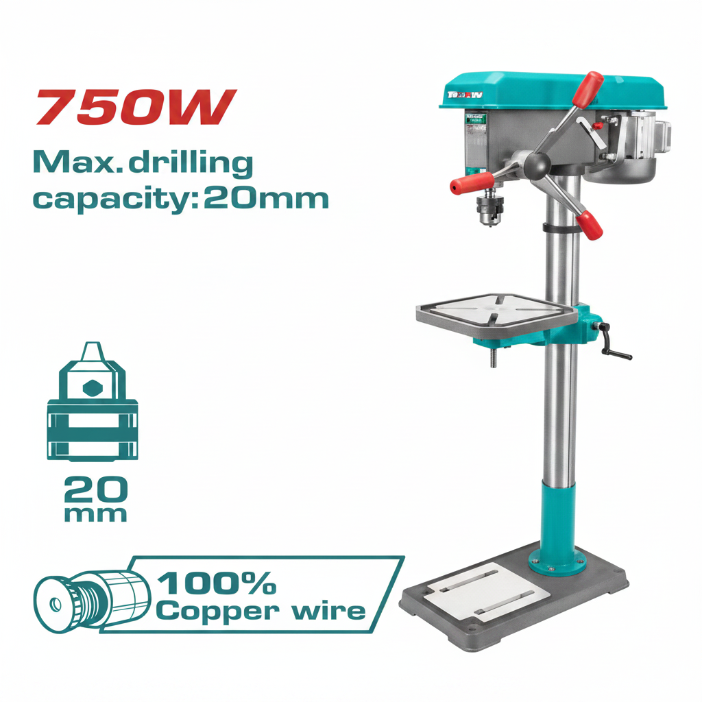 750W Drill Press Machine TDP207505 – Buy Online in Karachi at Best Price | Offers Wala