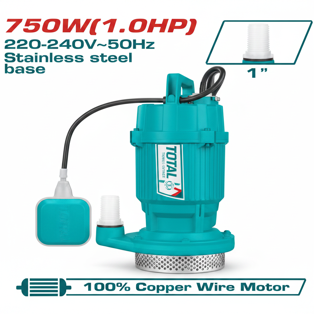 750W Heavy Duty Submersible Water Pump TWP67506 – Buy in Karachi