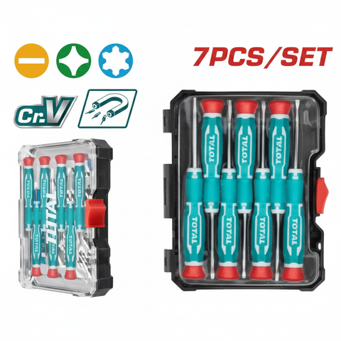 7Pcs Precision Screwdriver Set with CR-V Steel Tips – Buy in Karachi | Offers Wala
