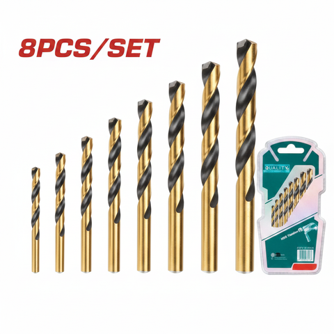 8 Pcs HSS Twist Drill Bits Set – Buy Online in Karachi | TACSD0801