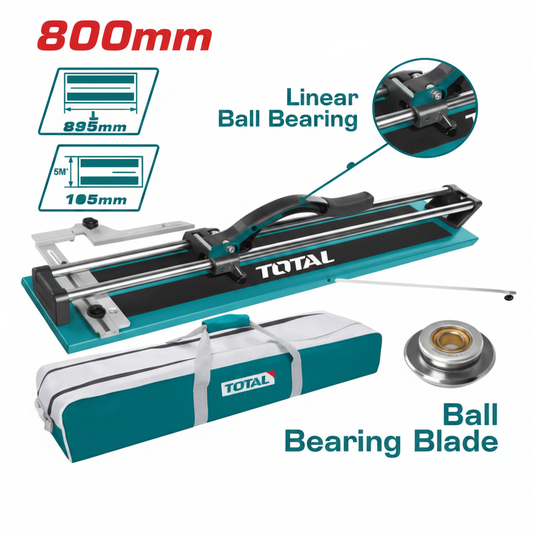 TOTAL THT578004 800mm Manual Tile Cutter – Ceramic & Porcelain Tiles | Buy in Karachi