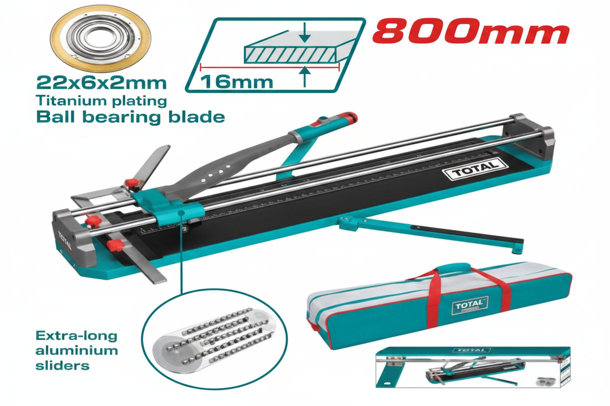 THT578002 Professional 800mm Tile Cutter – Heavy Duty Tile Cutting Machine for Contractors in Karachi