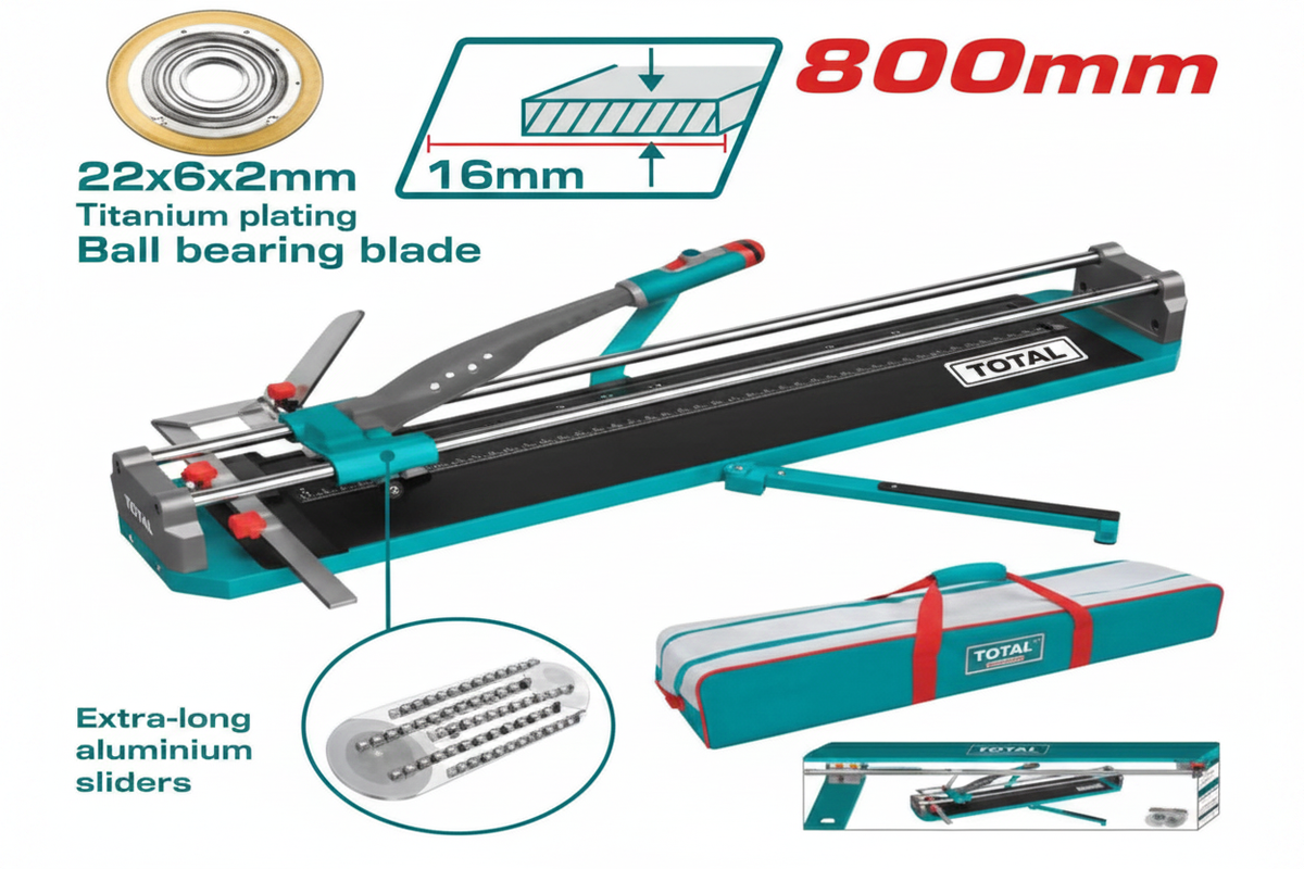 THT578002 Professional 800mm Tile Cutter – Heavy Duty Tile Cutting Machine for Contractors in Karachi