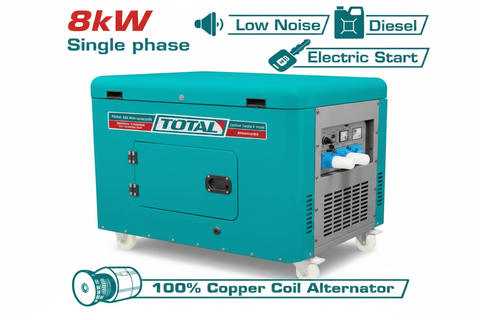 8KW Silent Diesel Generator TP280001 – Reliable Home & Office Backup Power in Karachi
