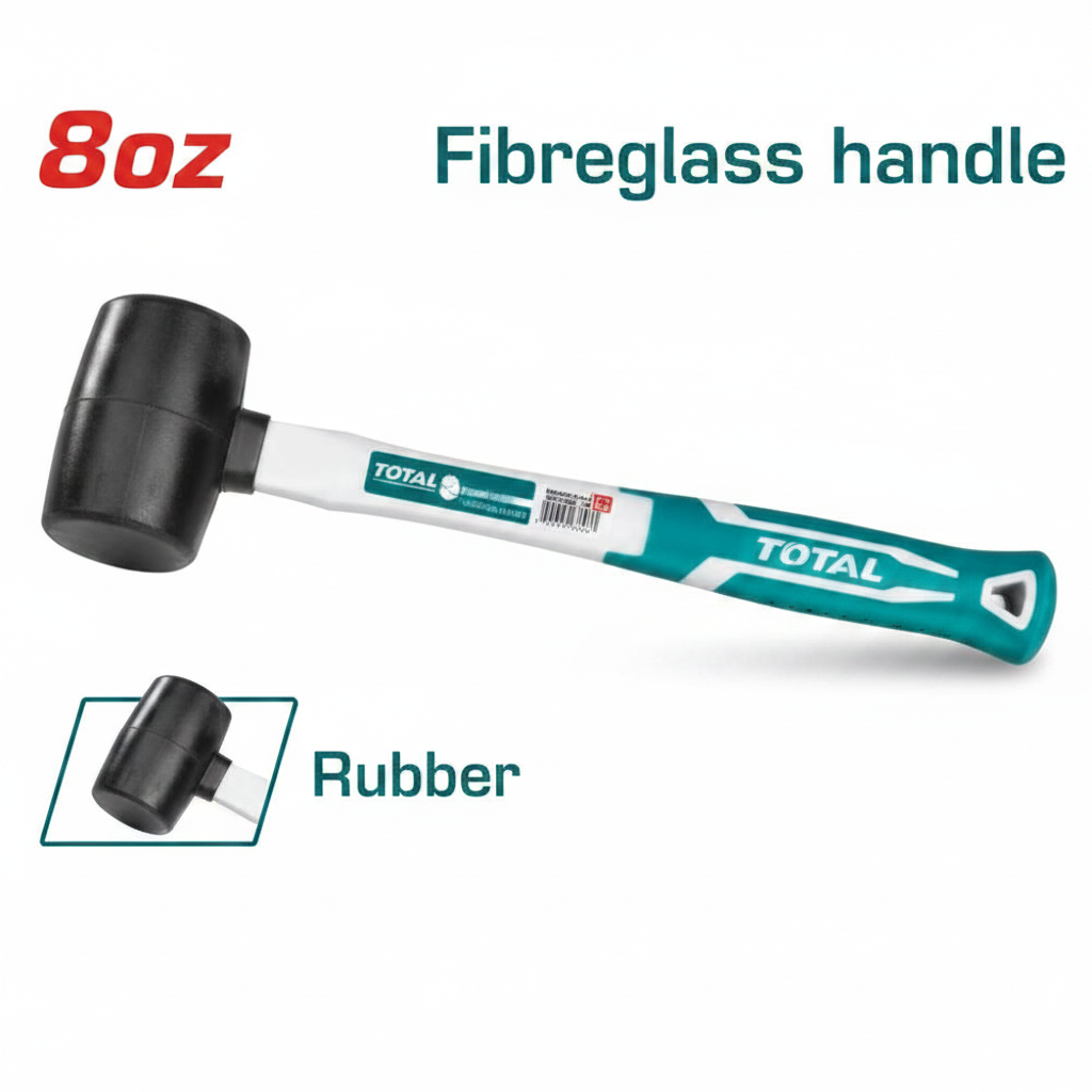 8oz Rubber Hammer THT76816 Fiberglass Handle – Buy Online Karachi | Offers Wala