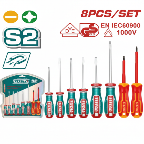 8 Pcs Insulated Screwdriver Set 1000V VDE Certified – Buy in Karachi | Offers Wala