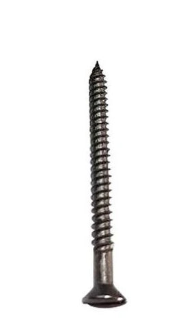 Adamjee CSK Head Wood Screws (Slotted) T.S F.D – Pack of 100pcs | Multiple Sizes | Black Finish | High Strength